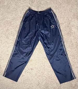 Vintage Dallas Cowboys NFL Unique Sports Generation Nylon Windbreaker Pants XL